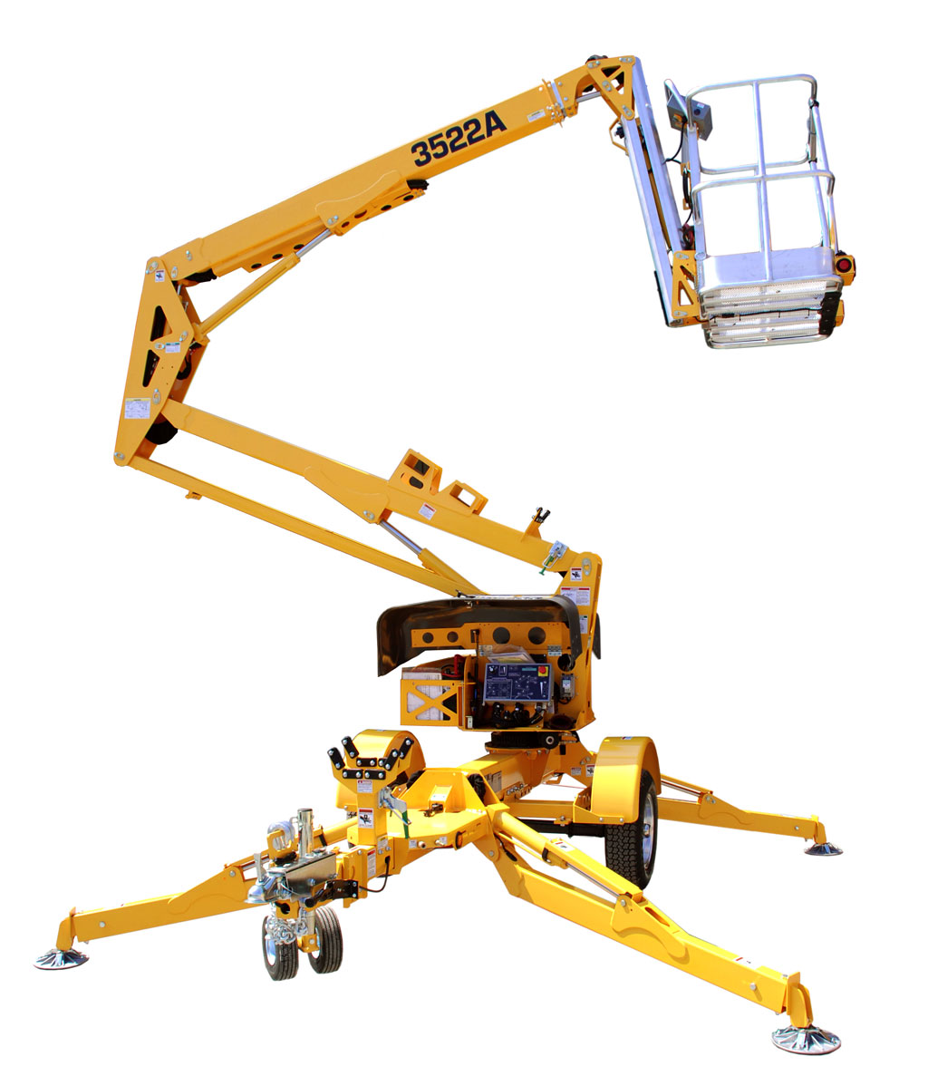 Boom Lift, 35/41 Ft, Articulating – Towable, Battery