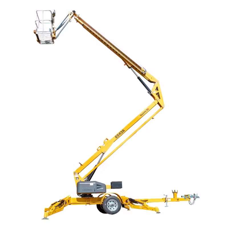 Boom Lift, 65/71 Ft, Articulating – Towable, Battery