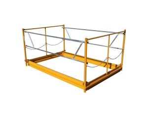 7&#8242; High Safety Guard Rail Package, Deluxe